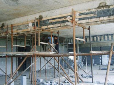 成都華西醫院地下室梁柱板加固工程