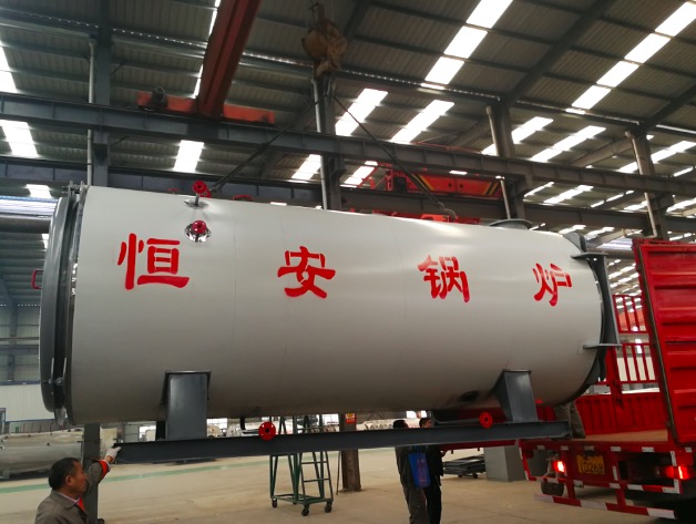 四（sì）噸燃氣蒸汽鍋爐發往河南洛陽